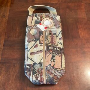 Maggie B Padded Zippered Golf Shoe Travel Bag NEW